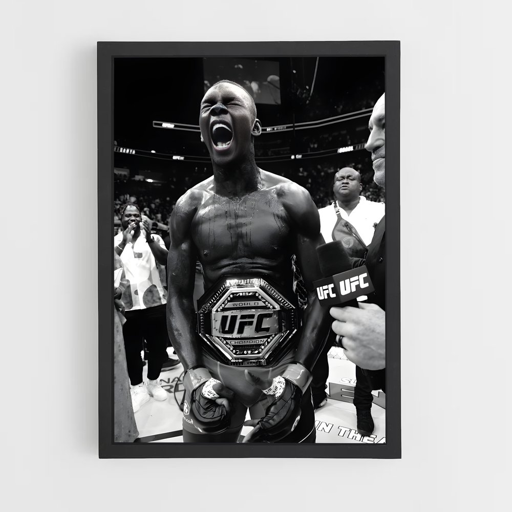 Poster Israel adesanya – affiche MMA (vue 2)